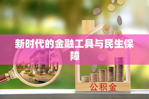 便民新时代的金融工具与民生保障