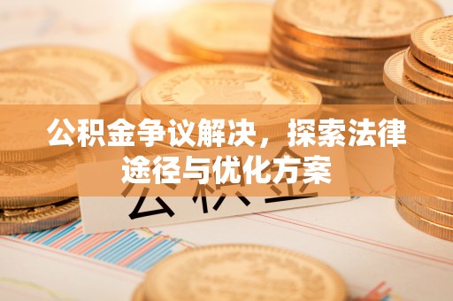 便民公积金争议解决，探索法律途径与优化方案