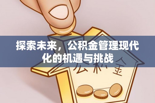 便民探索未来，公积金管理现代化的机遇与挑战