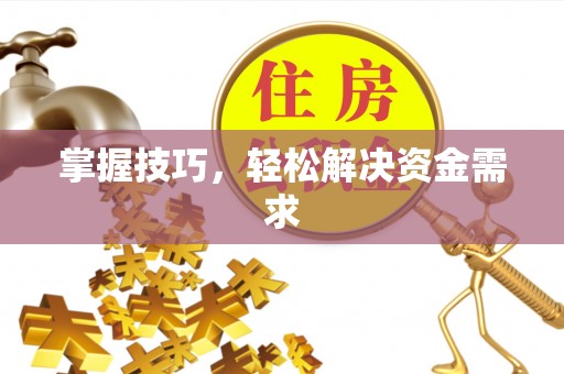 便民掌握技巧，轻松解决资金需求