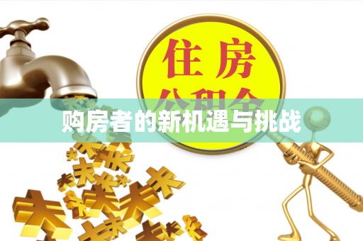 便民购房者的新机遇与挑战